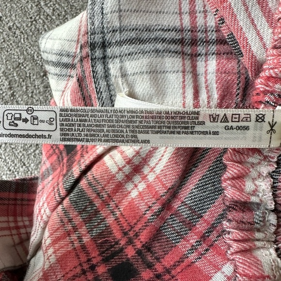 NWT By Anthropologie Strapless Bow Bandeau
Crop  Top Size Large in Plaid - Picture 6 of 7